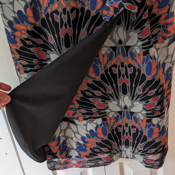 Unique patterned dress Banana Republic 12 - Picture 2 of 10